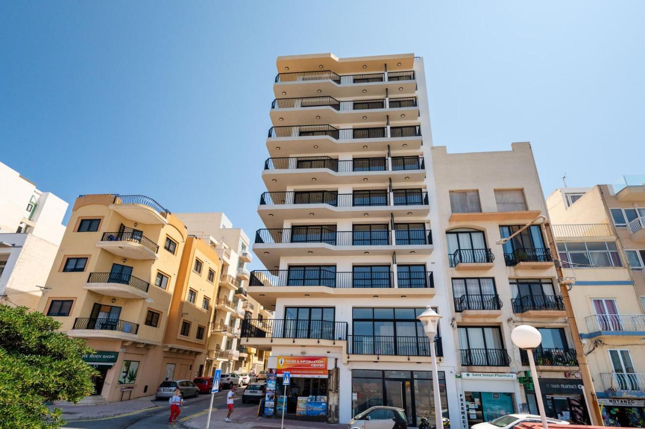 Islet Promenade Seafront Family Apartment With 2 Balconies By Getawaysmalta St. Paul's Bay Exterior photo
